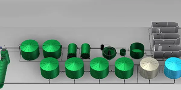 Remote 200 Man Work Camp Sewage Treatment Plant