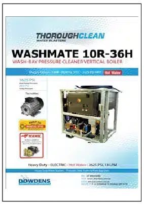 WASHMATE 10R-36H - Wash Bay Pressure Cleaner