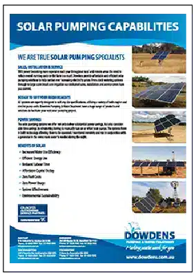 WDL-85 - Solar Pumping Capabilities
