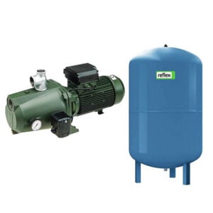 DAB 300MP-100V Cast Iron Jet Pump Shallow Well With Pressure Switch & 100L Tank