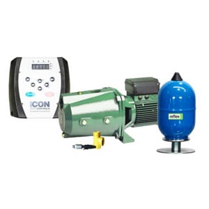 DAB-300MVFD Cast Iron Jet Pump Shallow Well With VFD Controller & 8L Tank