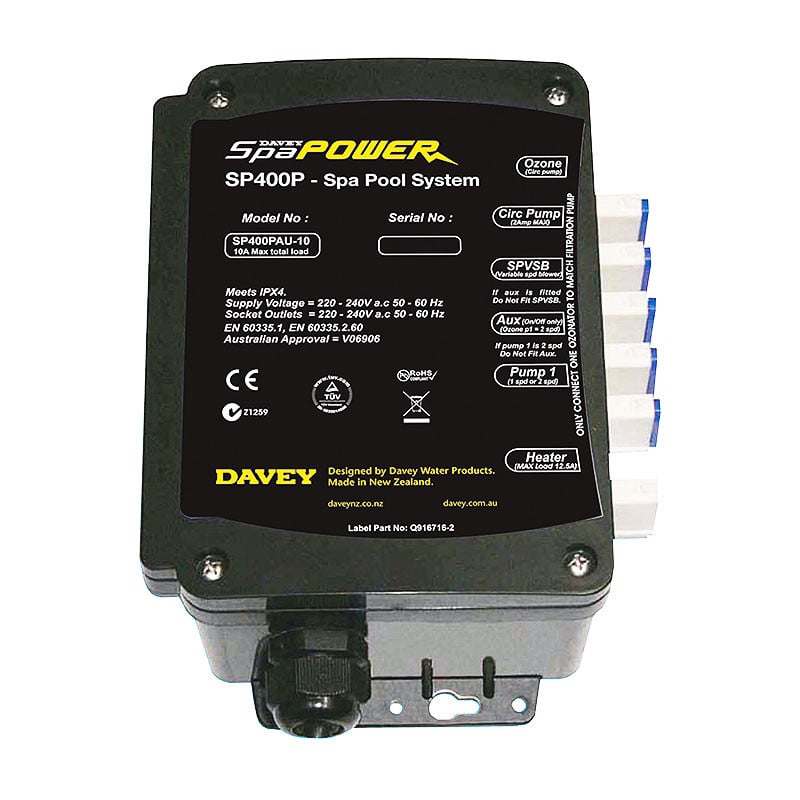 Davey SpaPower ® SP400 Spa Controller