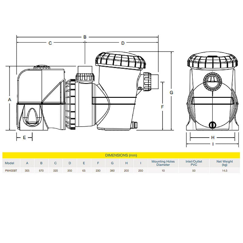 Davey ProMaster® PM400BT Bluetooth Pool Pump