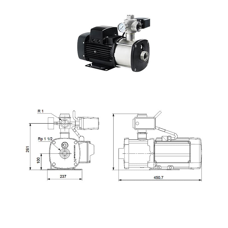 Grundfos CM 1-36 Booster Pump