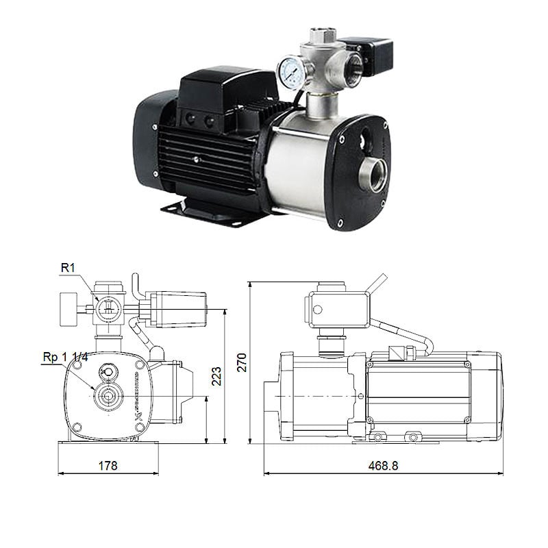 Grundfos CM 5-56 Booster Switch Pump