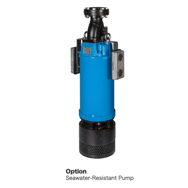 Tsurumi LH-W Series Dual Impeller Submersible Pumps - Saltwater-resistant