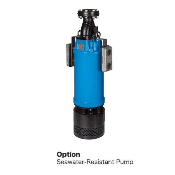 Tsurumi LH Series Single Impeller Submersible Pumps - Saltwater-resistant