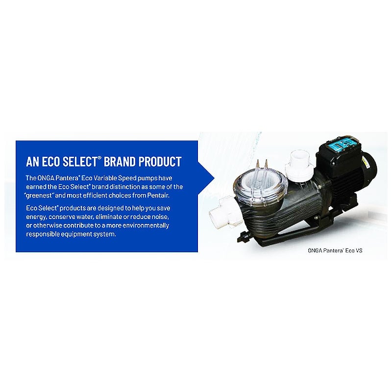 Pentair Onga ECO PPP-800-VS Variable Speed Pool Pump