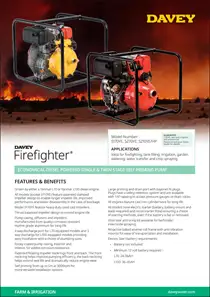 Davey Firefighter Diesel Powered Pumps