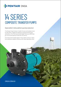Onga HI-FLO 14 Series Water Transfer Pumps