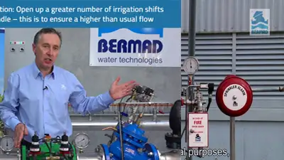 Bermad 423 Pressure Sustaining & Reducing Valve Demonstration