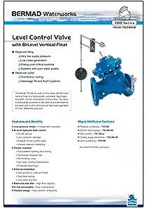 Bermad 750-66-B Level Control Valve with Bi-Level Vertical Float