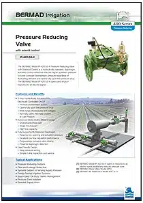 Bermad IR-420-55-X Pressure Reducing Valve with Solenoid Control