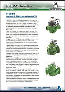 Bermad IR-900-D Basic Valve Series