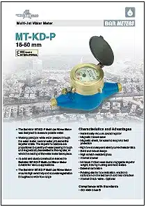 Bermad MT-KD-P Multijet Water Meter