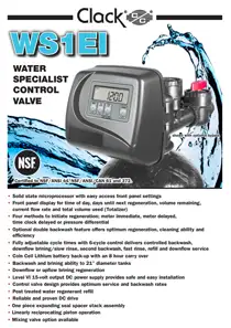 Clack WS1EI Specialist Water Control Valve