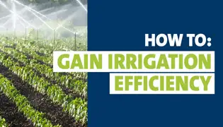 How to Gain Irrigation Efficiency