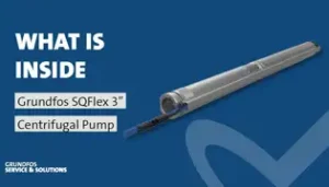 What is inside the Grundfos SQFLEX 3 Inch Submersible Pump