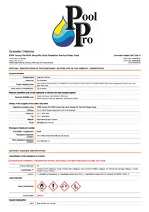 Pool Pro Granular Chlorine