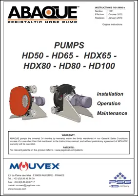 ABAQUE-HD50-100 - Abaque HD50, HD65, HDX65, HD80, HDX80, HD100 Pumps
