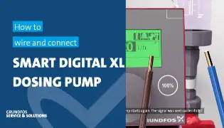 How to wire and connect Grundfos Smart Digital XL Dosing Pump