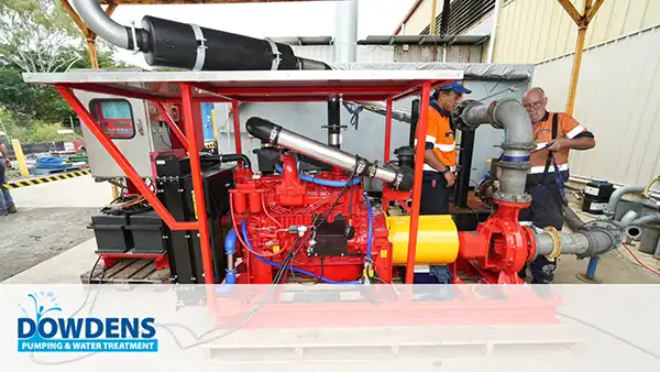 Dowdens Diesel Fire Pump Skid Testing