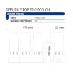 Atlas Filtri Depural Chrome Top Trio Housing with ECO Tap Kit – 2