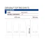 Atlas Filtri Depural Clear Top Trio Housing with DVB Tap Kit – 2