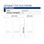 Atlas Filtri Depural White Top Duo Housing with DVB Tap Kit – 2