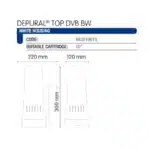 Atlas Filtri Depural White Top Single Housing with DVB Tap Kit – 2