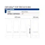 Atlas Filtri Depural White Top Trio Housing with ECO Tap Kit – 2