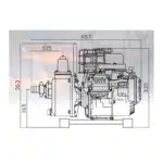 Onga MB25L Miniblaze Lincon 152F 2.5HP Single Stage Electric Start Firefighting Pump – 4