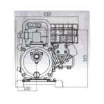 Onga MB25L Miniblaze Lincon 152F 2.5HP Single Stage Electric Start Firefighting Pump – 5