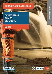 Hidro Dewatering Pumps 50Hz 415v - Stainless Steel - Catalogue