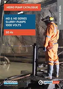 Hidro Slurry Pumps 50Hz 1000v - Stainless Steel