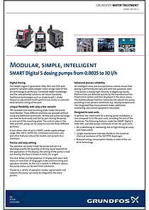Grundfos DDA 12-10 FCM-PV/T/C-F-31U2U2IG Digital Dosing Pump Brochure