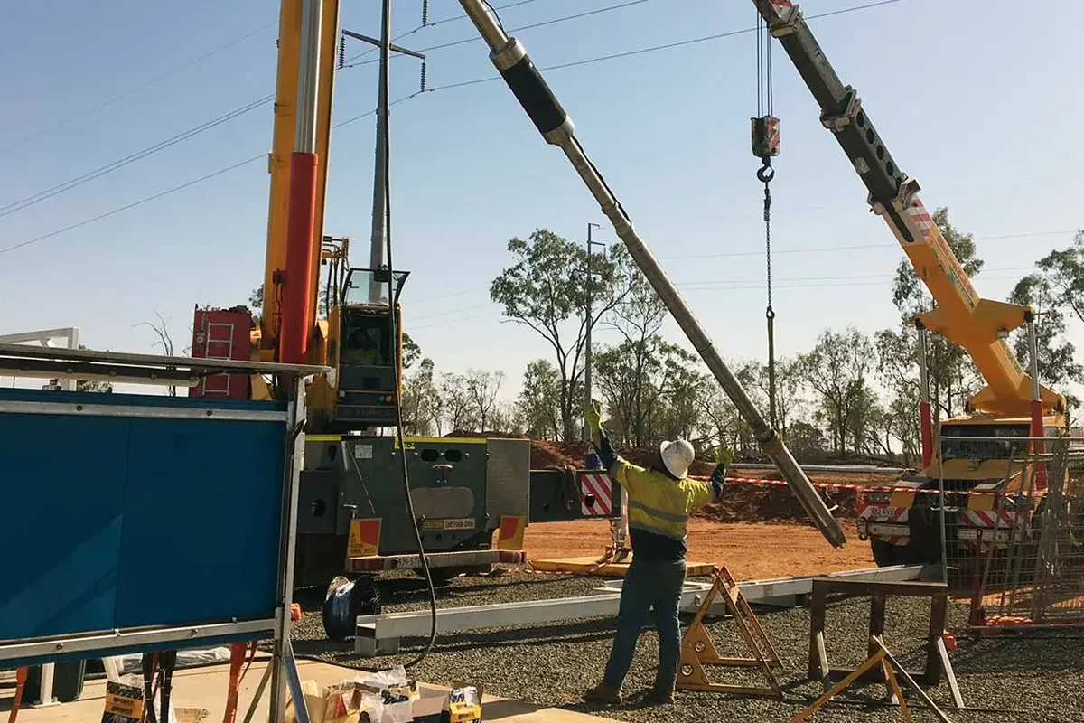 Pump Station Bore Pump Installation