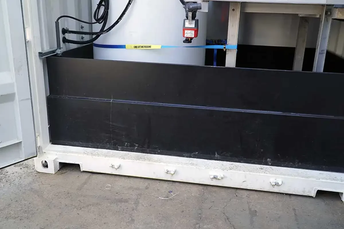 Containerised Chlorine Dosing System Spill Containment