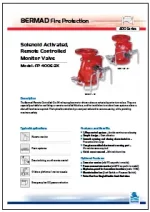 Bermad FP-400E-3X Solenoid Activated Remote Controlled Monitor Valve