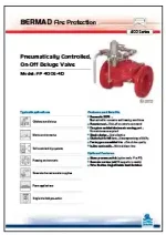 Bermad FP-400E-4D Pneumatically Controlled On-Off Deluge Valve