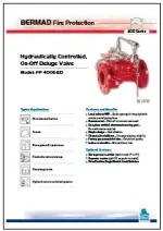 Bermad FP-400E-5D Hydraulically Controlled On-Off Deluge Valve