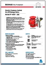 Bermad FP-400Y-2DC Electric Pressure Control On-Off Deluge Valve