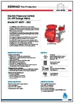 Bermad FP-400Y-3DC Electric Pressure Control On-Off Deluge Valve