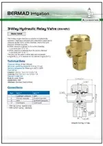Bermad 54-M 3-Way Hydraulic Relay Valve