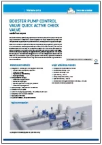 Bermad 740 EN-ES Booster Pump Control Valve Quick Active Check Valve