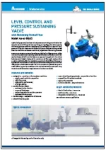 Bermad 753-67 EN-ES Level Control and Sustaining Valve with Modulating Vertical Float