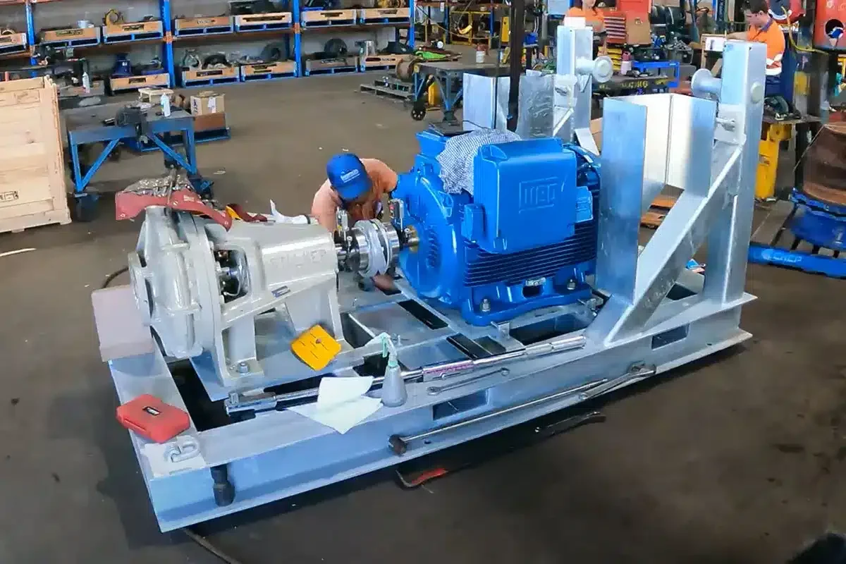 Dewatering POD Motor Coupling Alignment