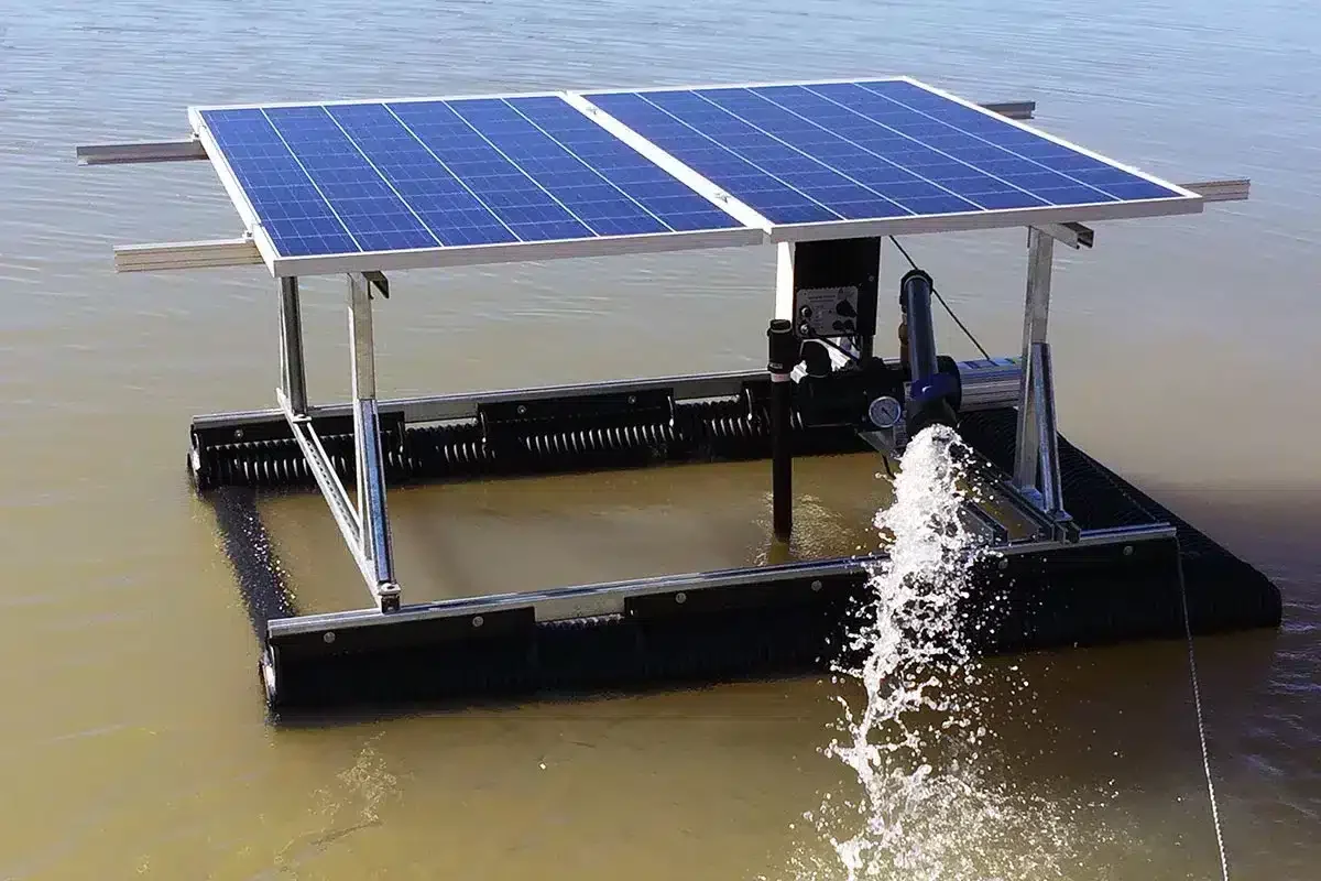 Unique Floating Solar Pump