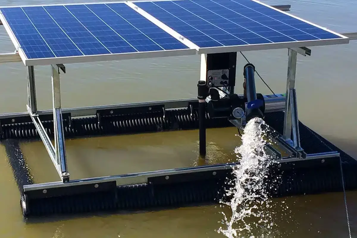 Unique Floating Solar Pump