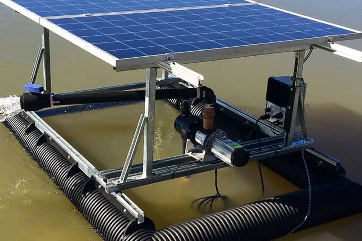 Unique Floating Solar Pump